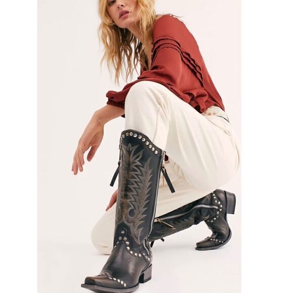 FREE PEOPLE  OLD GRINGO Moon River Western Boots - Picture 3 of 8